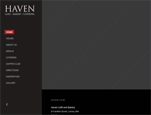 Tablet Screenshot of havencafebakery.com
